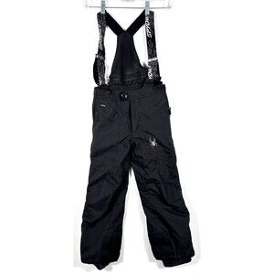 Spyder Kids Youth Snow Boarding Ski Bib Overalls Size 8 Zip Leg Suspenders